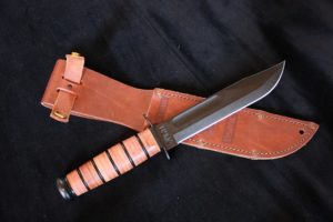 Ka-Bar USMC Knife - 1095 Cro-Van Steel